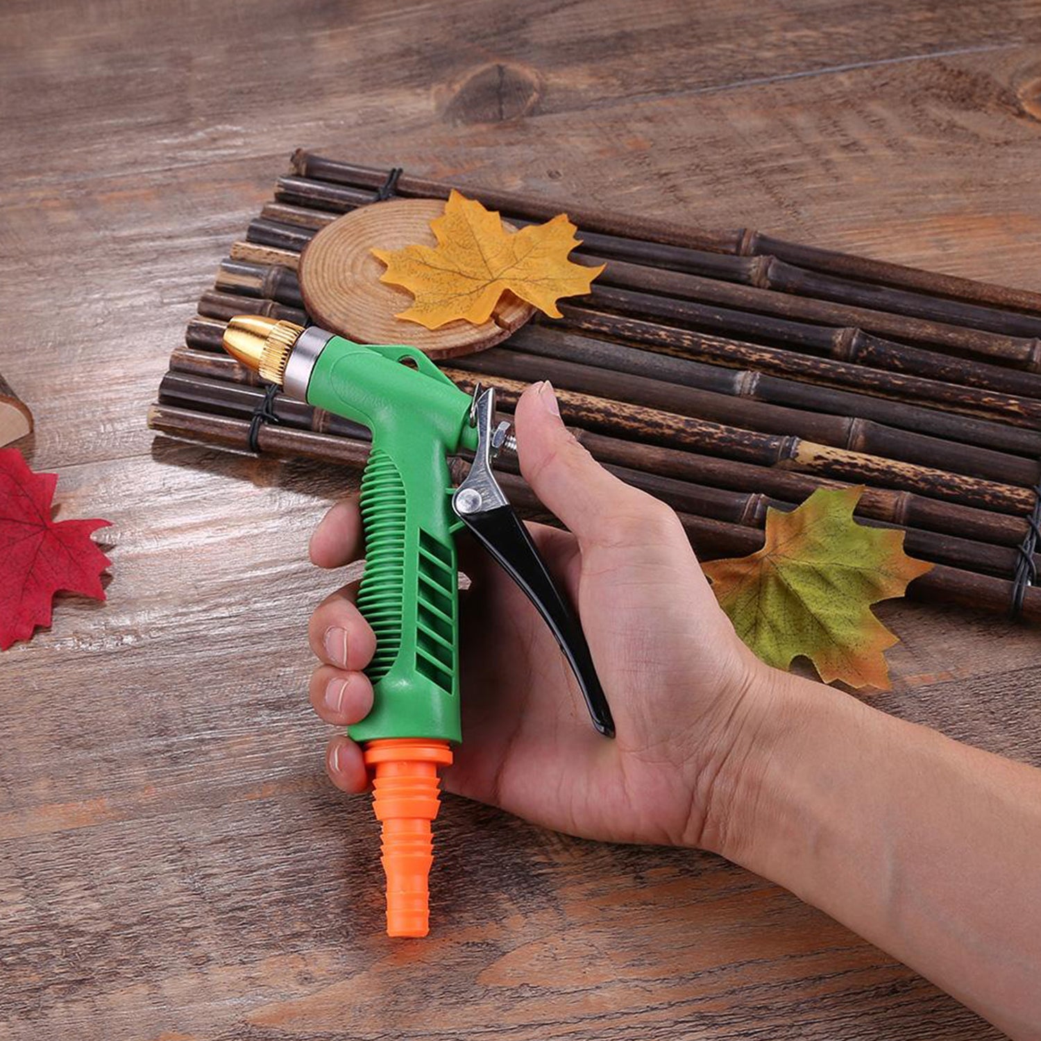 0590L Spray Gun For Watering And Sprinkling Purposes Over Plants And Trees In Parks And Types Of Garden Places Etc. DeoDap 0590L Spray Gun For Watering And Sprinkling Purposes Over Plants And Trees In Parks And Types Of Garden Places Etc. DeoDap